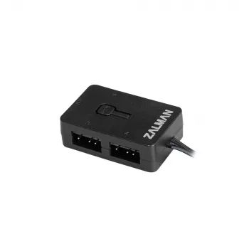 Zalman ZM-4PALC ARGB-controller - 4-port addressable RGB-hub med magnetmontering