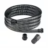 IMULETKU 7m Heavy-Duty Reinforced PVC Suction Hose with Foot Valve and Clamps, 1 Inch