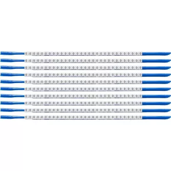 Brady SCN-07-0 clipsleeve-kabelmarkør, mærkning '0', gul, kabeldiameter 1,9-2,4 mm, 300-pak