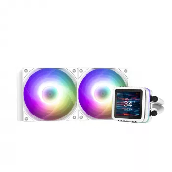 Zalman ALPHA2 DS A24 240mm hvid AIO-væskekøler til CPU