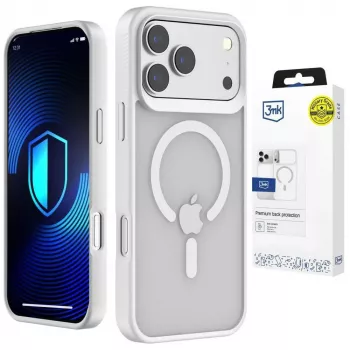 3MK Smoke MagCase til Apple iPhone 17 Pro - hvid
