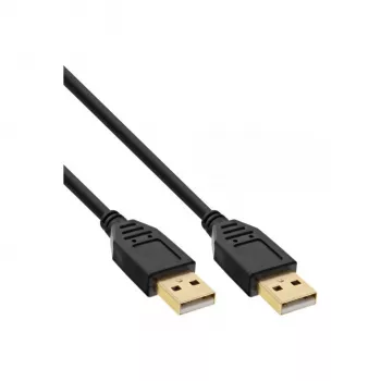 Kindermann USB 2.0-kabel A-stik/A-stik 2 m - kabel - digital/data