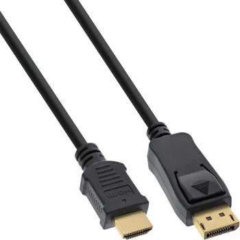 Kindermann 5809000602 - 2 m - DisplayPort - HDMI Type A (Standard) - Han - Han - guld