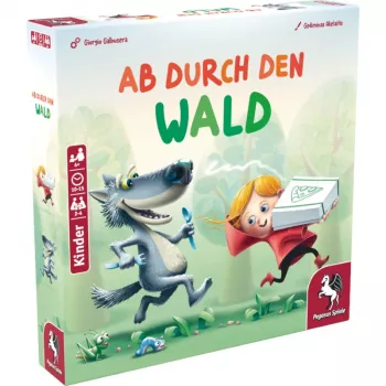 PEGASUS Ab durch den Wald - skov-eventyrkortspil for 2-4 spillere, fra 8 år