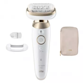 Braun Silk-épil 9 Flex SES9-011 3D epilator, våd & tør, hvid/guld