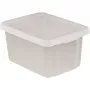 CURVER Essentials 16L transparent opbevaringsboks med låg, 30x39x21 cm