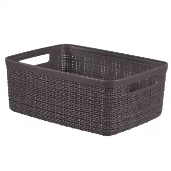 Curver Basket Jute S 5L 27x20x11cm Dark Grey