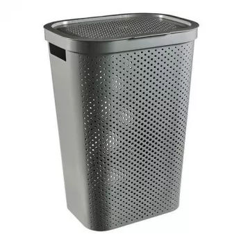 CURVER Infinity Recycled 60L opbevaringsboks 44x35x60cm mørkegrå
