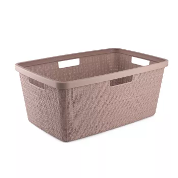 CURVER vasketøjskurv Jute 46L 59x39x26cm pink