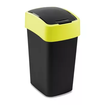 CURVER Flip Bin 25L skraldespand sort/gul