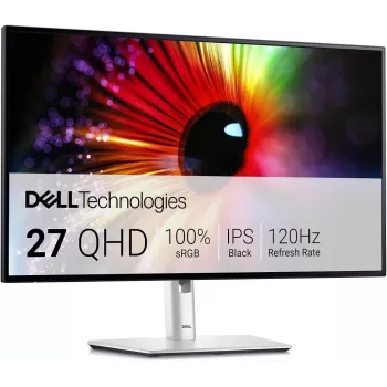 Dell U2724D 27 inch QHD IPS Black-skærm med USB-C-hub, 120Hz, KVM-skærm Dell U2724D (renoveret)