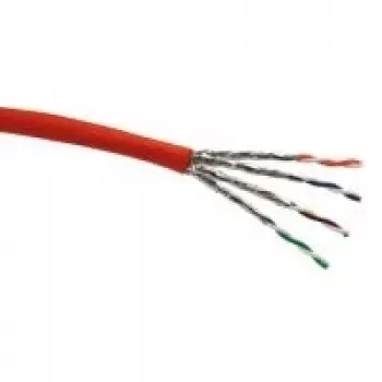 Schwaiger Cat.7 S/FTP råinstallationskabel, 25 m, orange (NWKU7025051)