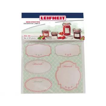 LEIFHEIT glas-dekorationsticker-sæt, pastel