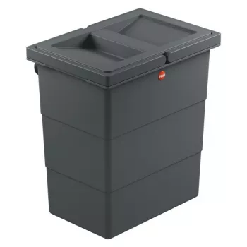HAILO FlexBox S vægmonteret affaldsbeholder 7L mørkegrå