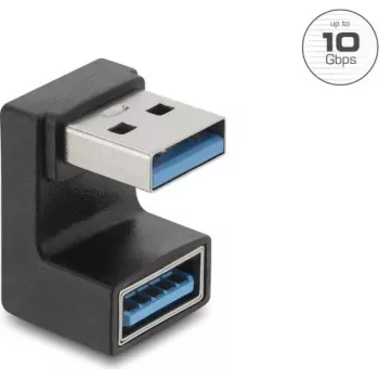 Delock USB 10 Gbps Type-A han til hun U-formet adapter