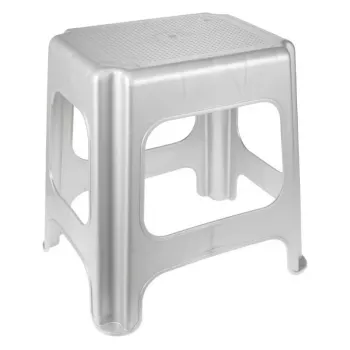 KEEEPER Maxi Max trin, lysegrå, 41 x 33,5 x 42,5 cm, 150 kg belastning, skridsikker, stabelbar