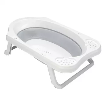 KEEEPER foldbart babybadekar Maja Pure 48x82x23,5 cm grå