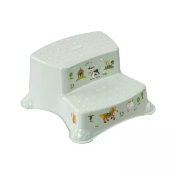 KEEEPER to-trins bænk Igor Funny Farm 40x37x21 cm Soft Green