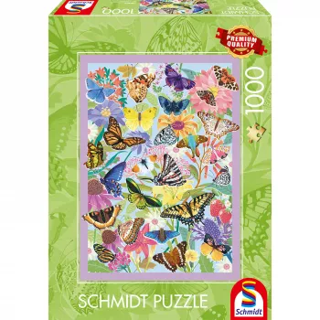 Schmidt Spiele Schmetterlingstreiben 1000-Piece Jigsaw Puzzle