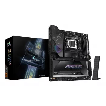GIGABYTE X870 AORUS INFINITY AM5 Extended-ATX-bundkort, DDR5, 3x M.2, Wi-Fi 7, 5GbE