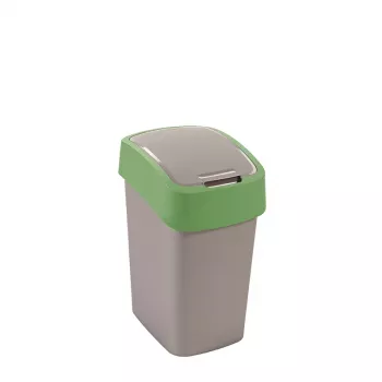Curver Flip Bin affaldsbeholder 25L, sølv/grøn