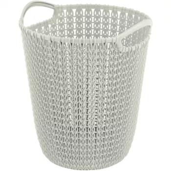 CURVER Knit papirkurv 7L hvid 23x24x27cm