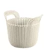 CURVER kurv Knit XS rund 3L hvid 23x19x19cm