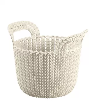 CURVER kurv Knit XS rund 3L hvid 23x19x19cm