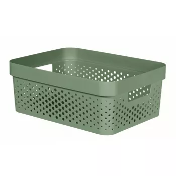 CURVER Infinity Recycled boks 11L 36x27x14cm grøn