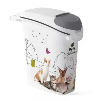 CURVER Pets Life hund- & kattefoder-opbevaringsbeholder 10 kg 23 L 23,2x49,7x50,3 cm