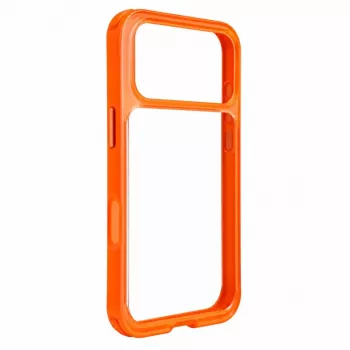 Evelatus Apple iPhone 17 Pro LiveCase hybridcover med stander PC+TPU orange