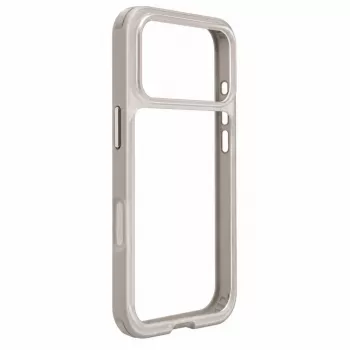 Evelatus Apple iPhone 17 Pro LiveCase hybridcover stander PC+TPU sølv