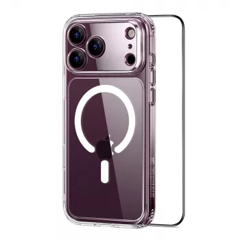 ESR Classic Hybrid MagSafe & Hærdet Glas iPhone 17 Pro Max / 18 Pro Max Transparent
