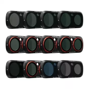 Freewell Mega filtersæt til Insta360 Luna Ultra, 12 dele (FW-LNUB-MEGA)
