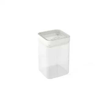 CURVER Kara opbevaringsbeholder til tørre fødevarer 1,2L transparent/hvid