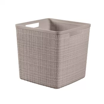 CURVER kurv Jute kvadratisk 17L 28x28x27cm beige