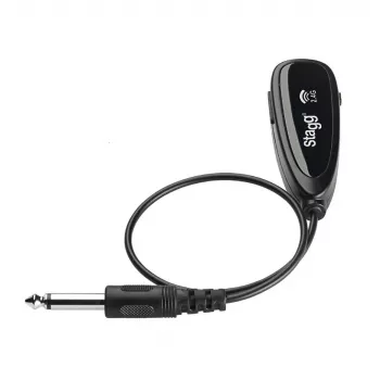 Stagg SUW 12G digitalt 2,4-GHz trådløst guitarsystem med genopladelige batterier