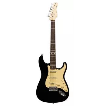 Stagg SES-30 BK el-guitar - sort