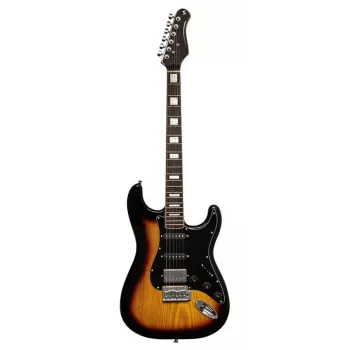 Stagg SES-60 SNB elguitar - Sonic Blue, SSS-pickup, elletræskorpus