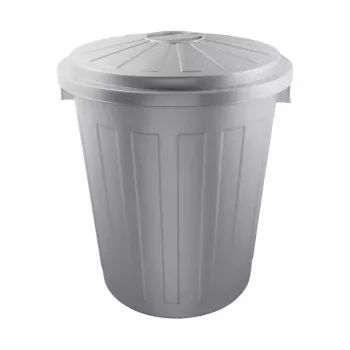 keeeper Mats Maxi affaldsbeholder 50L, Ø50 x 55 cm, sølv