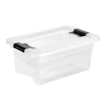 keeeper Crystalbox Cornelia opbevaringsboks med låg, 4 L, 29,5 x 19,5 x 12,5 cm, transparent