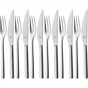 SILIT Trend steakbestiksæt, 12 dele, rustfrit stål