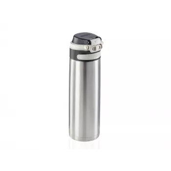 LEIFHEIT Thermo Mug Flip 600 ml sølv