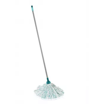 LEIFHEIT Classic gulvmop med 140 cm stålstang og sugende viskosehoved