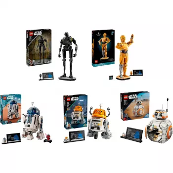 LEGO Star Wars Droid Bundle (BB-8, R2-D2, BB-9E) app-styrede robotdroidere