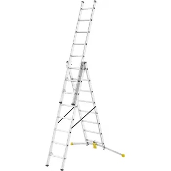 HAILO kombistige HobbyLOT aluminium 2x8 + 1x9 trin