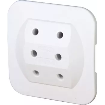 Kopp 174902005 eurostik type C, hvid, 2,5 A, 250 V, skrueklemmer, selvsamling