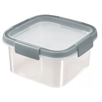 CURVER Smart Eco Fresh firkantet opbevaringsdåse 0,9L transparent med grønt låg