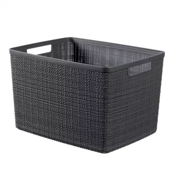 CURVER kurv Jute L 20L 36x28x23cm mørkegrå