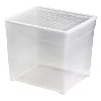 CURVER tekstilboks med låg 33L transparent 39,5x34,2x34,3cm